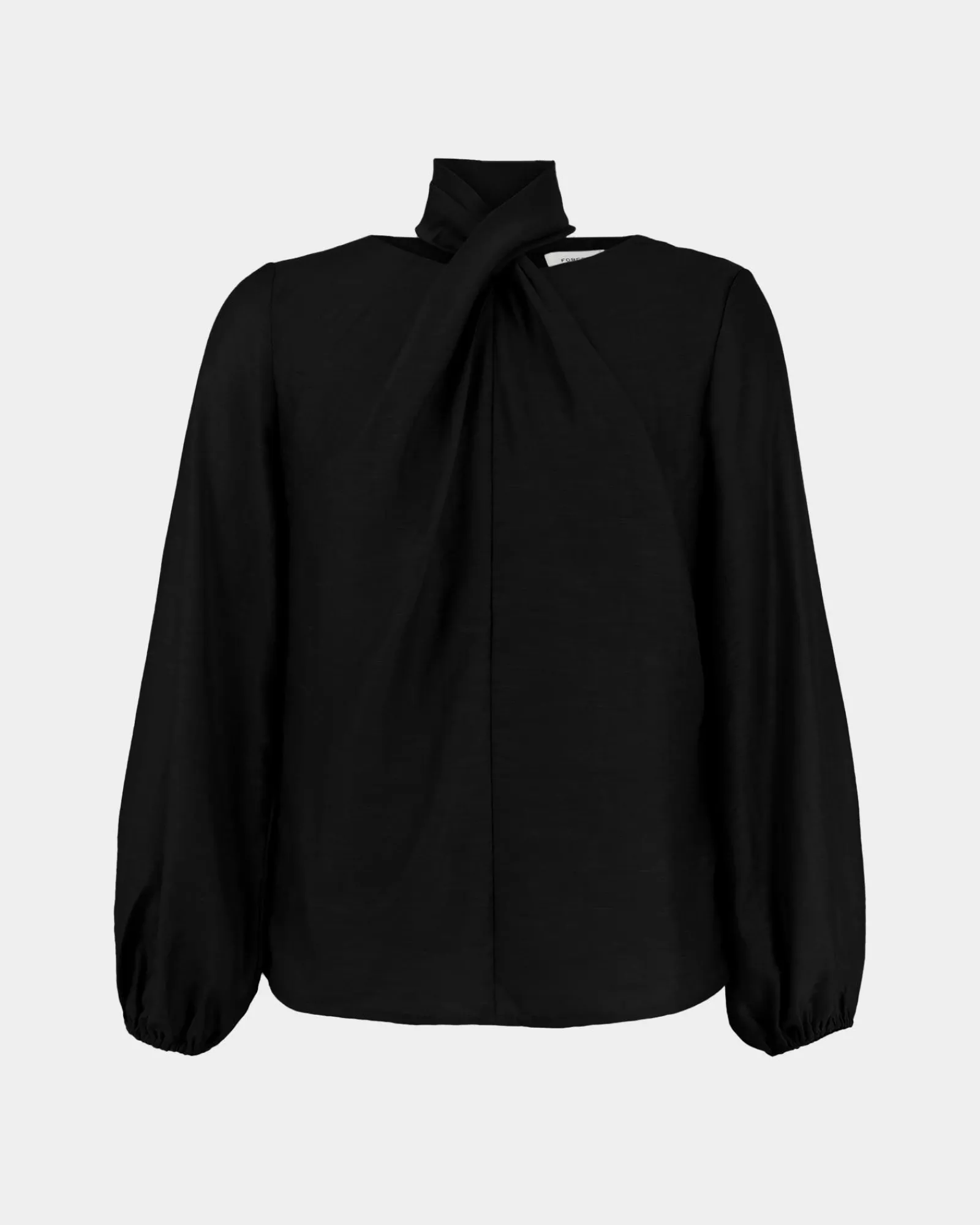 Forcast Bellini Twist Neck Blouse* T-Shirts & Tops|Long Sleeve Tops
