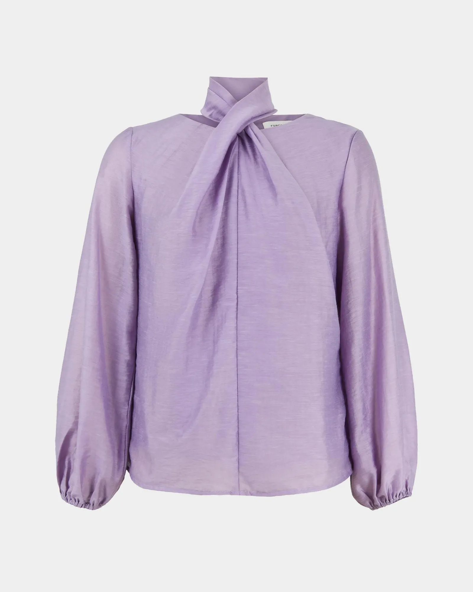 Forcast Bellini Twist Neck Blouse* Long Sleeve Tops|Shirts & Blouses