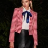 Forcast Bennet Houndstooth Crop Blazer* Jackets & Blazers|Work Jackets