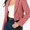 Forcast Bennet Houndstooth Crop Blazer* Jackets & Blazers|Work Jackets