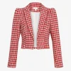 Forcast Bennet Houndstooth Crop Blazer* Jackets & Blazers|Work Jackets