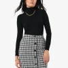 Forcast Bennet Houndstooth Midi Skirt* Midi & Maxi Skirts|Work Skirts