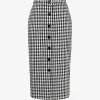 Forcast Bennet Houndstooth Midi Skirt* Midi & Maxi Skirts|Work Skirts