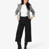 Forcast Bennet Houndstooth Crop Blazer* Jackets & Blazers|Matching Sets