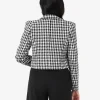 Forcast Bennet Houndstooth Crop Blazer* Jackets & Blazers|Matching Sets