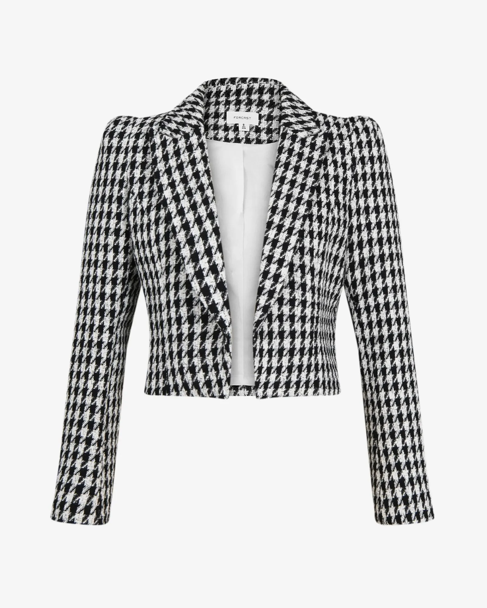 Forcast Bennet Houndstooth Crop Blazer* Jackets & Blazers|Matching Sets