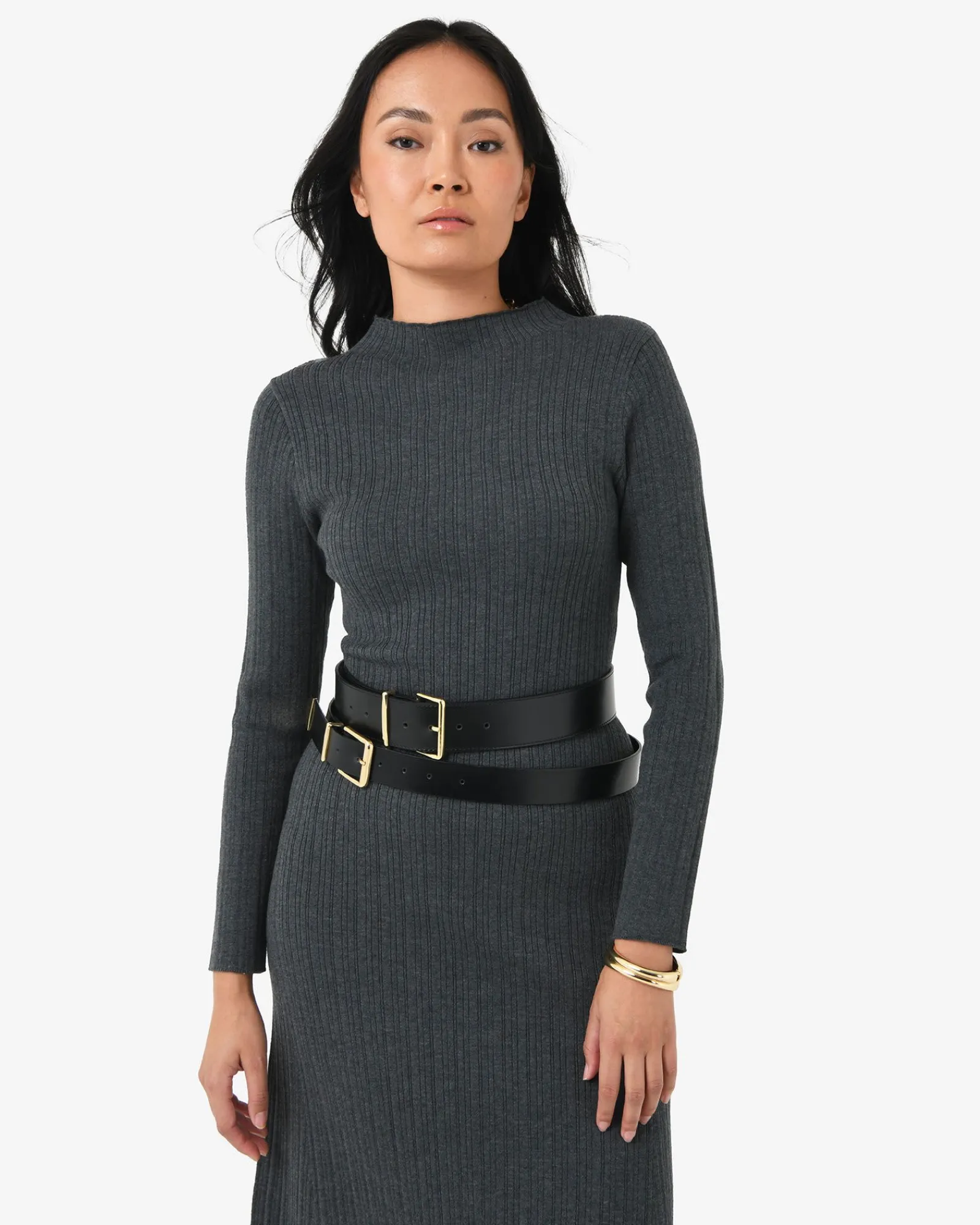 Forcast Benny Leather Belt* Belts