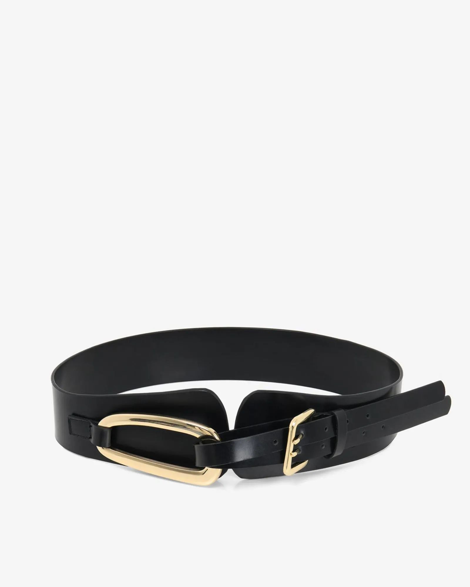 Forcast Biface Leather Belt* Belts