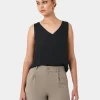 Forcast Blair V-neck Crop Top* T-Shirts & Tops|Work Tops