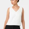 Forcast Blair V-neck Crop Top* T-Shirts & Tops|Work Tops