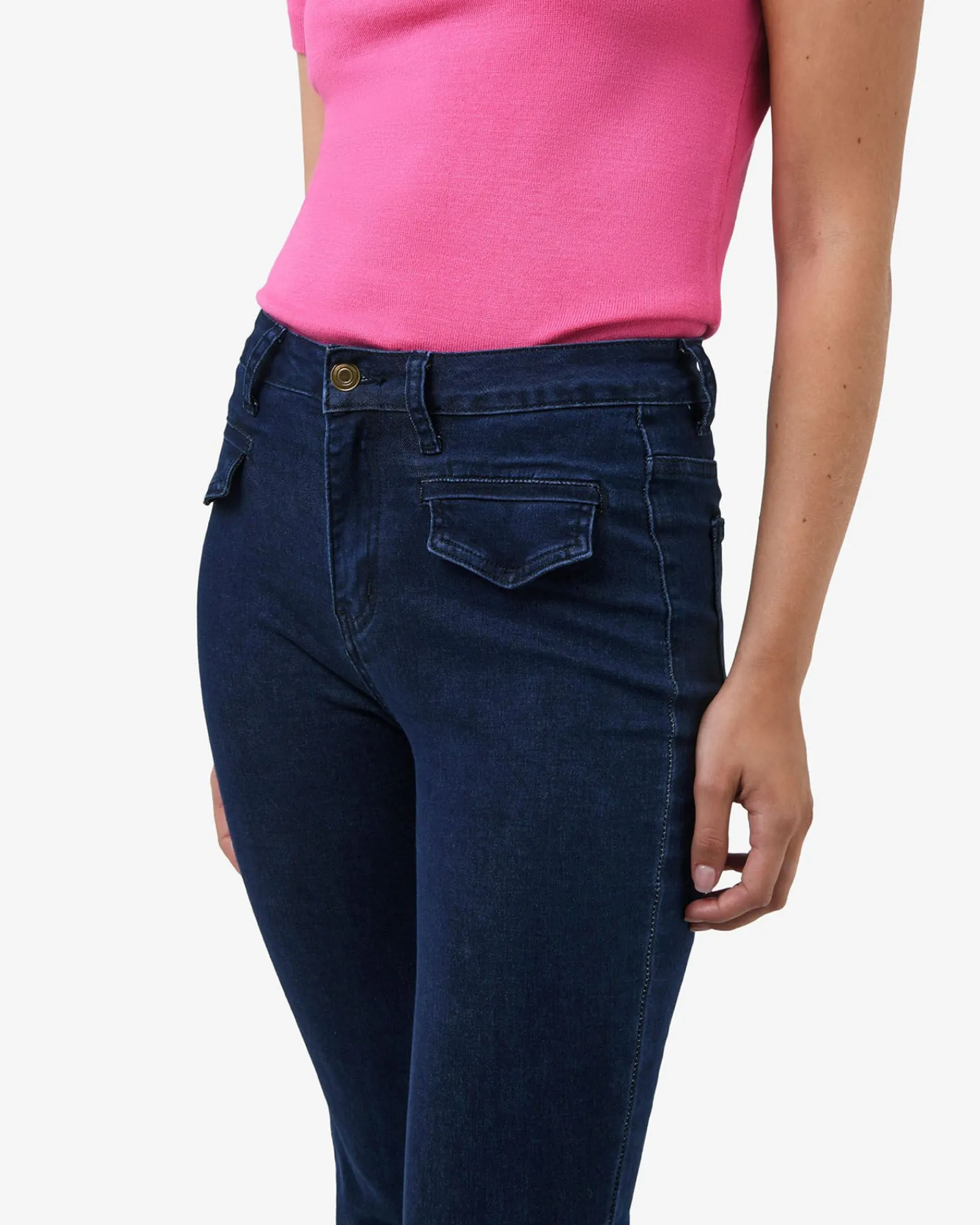 Forcast Bondi Flared Leg Jeans* High-Waisted Pants|Denim