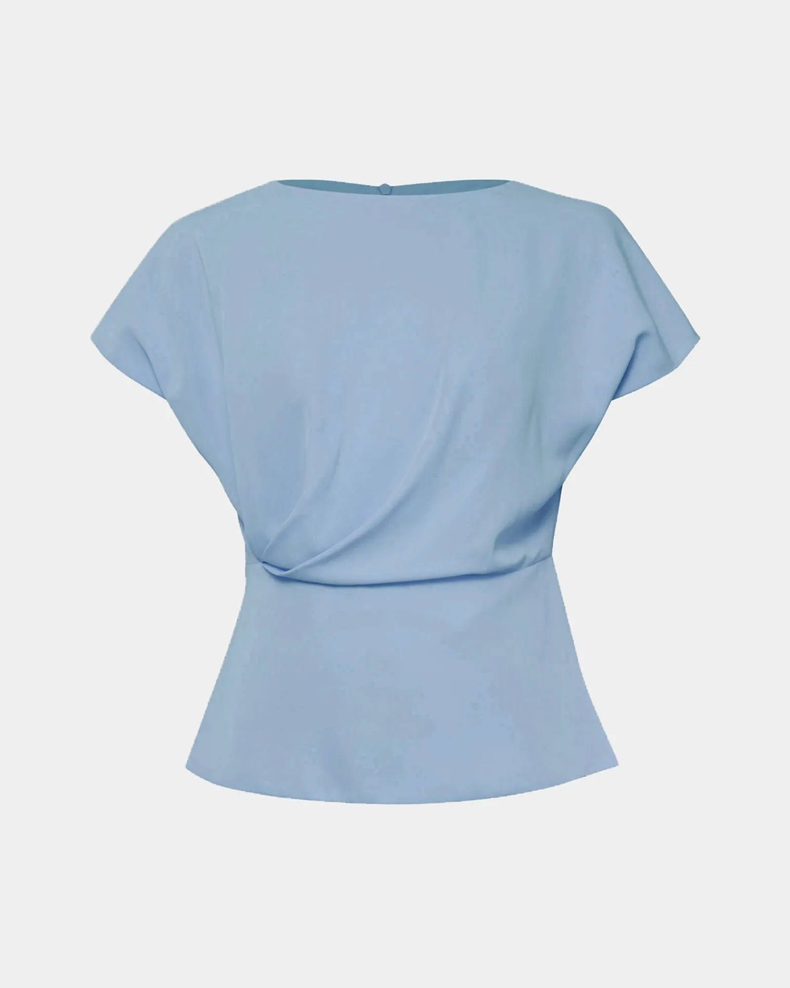 Forcast Bonnie Gathered Peplum Top* T-Shirts & Tops|Work Tops