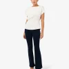 Forcast Bonnie Gathered Peplum Top* T-Shirts & Tops|Work Tops