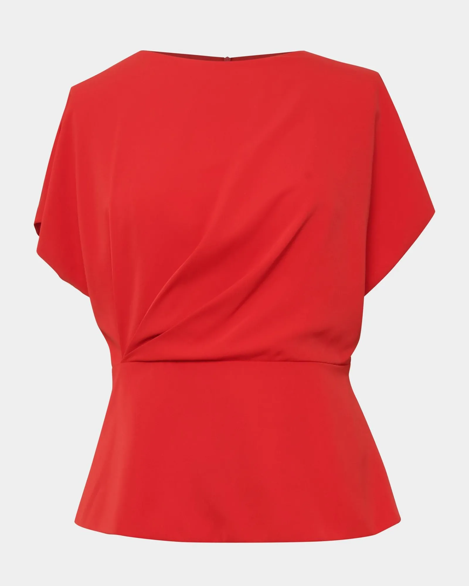 Forcast Bonnie Gathe Peplum Top* T-Shirts & Tops|Work Tops