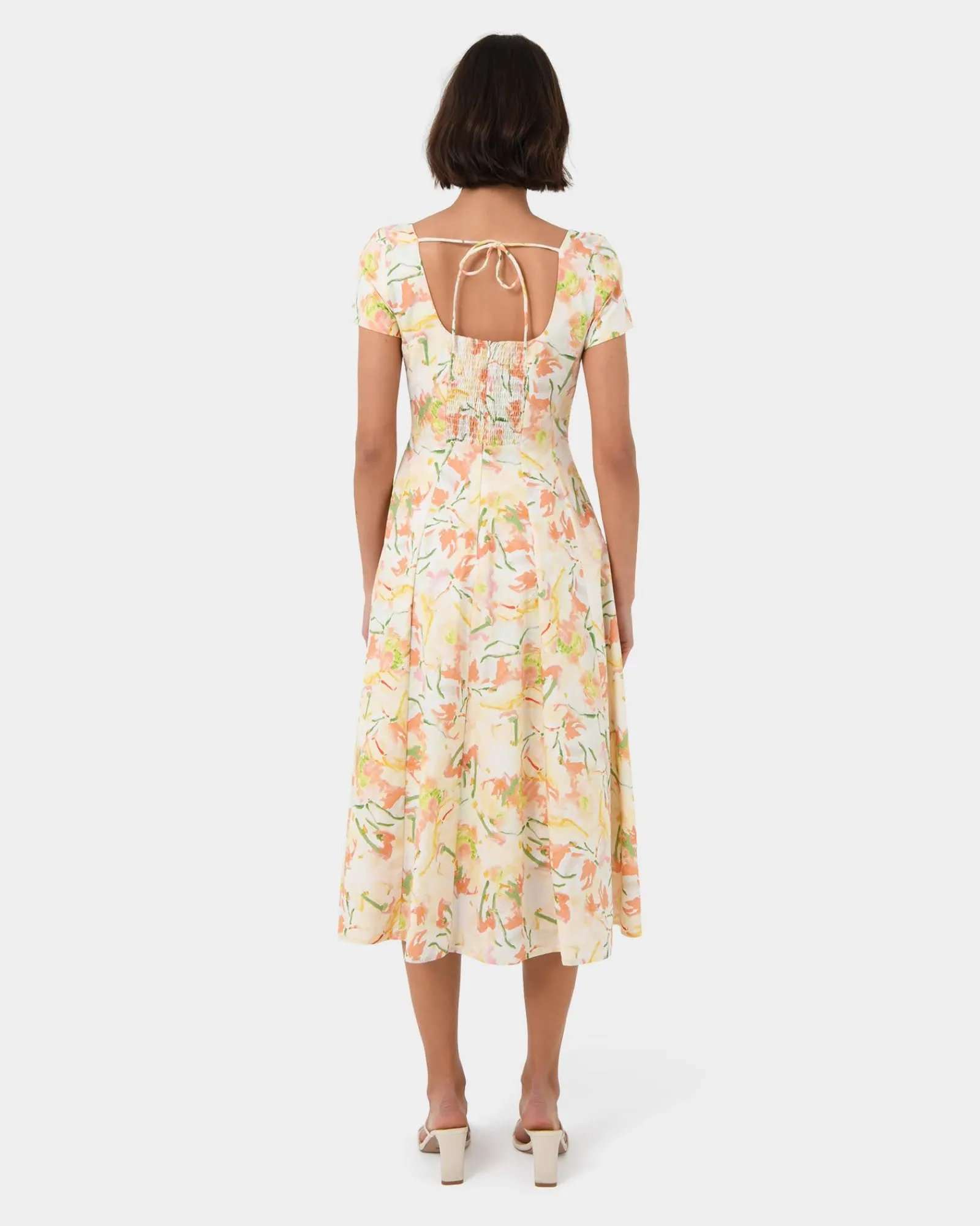 Forcast Brielle Floral Dress* Conscious|Midi Dresses