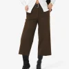 Forcast Brighton Wide Leg Culottes* Cropped Pants|High-Waisted Pants