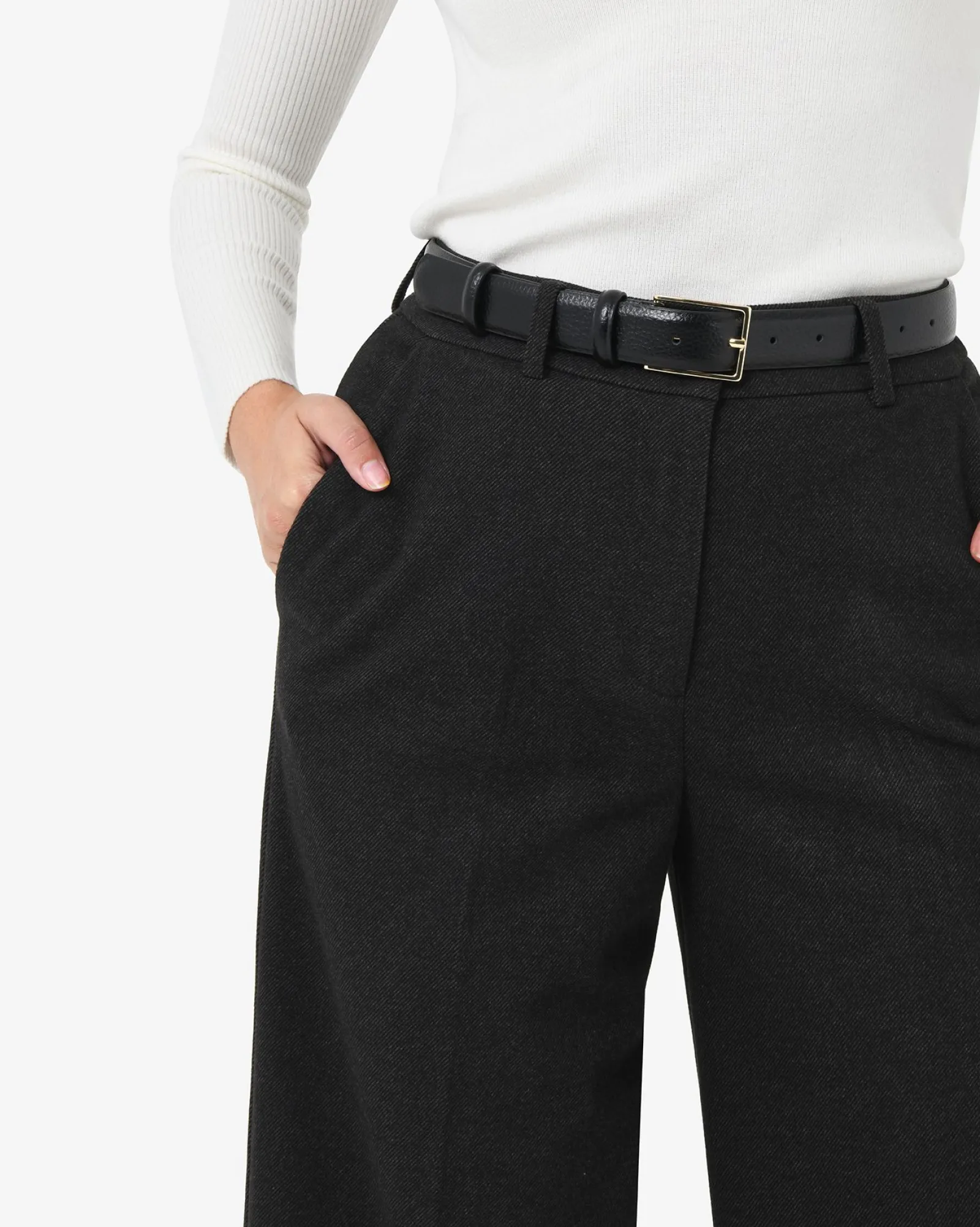 Forcast Brighton Wide Leg Culottes* Cropped Pants|High-Waisted Pants