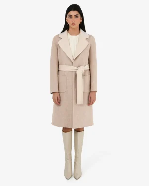 Forcast Camille Wool Tie Coat* Coats