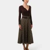 Forcast Candice Bias Check Skirt* Midi & Maxi Skirts|Work Skirts