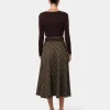 Forcast Candice Bias Check Skirt* Midi & Maxi Skirts|Work Skirts