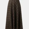 Forcast Candice Bias Check Skirt* Midi & Maxi Skirts|Work Skirts