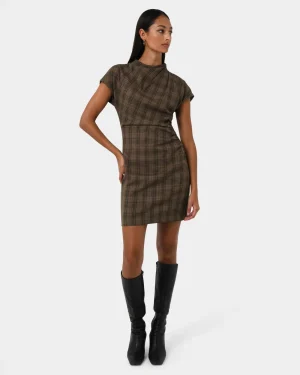 Forcast Candice Ruched Mini Dress* Mini Dresses|Mini Dresses