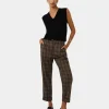 Forcast Candice Straight Leg Pants* Cropped Pants|High-Waisted Pants