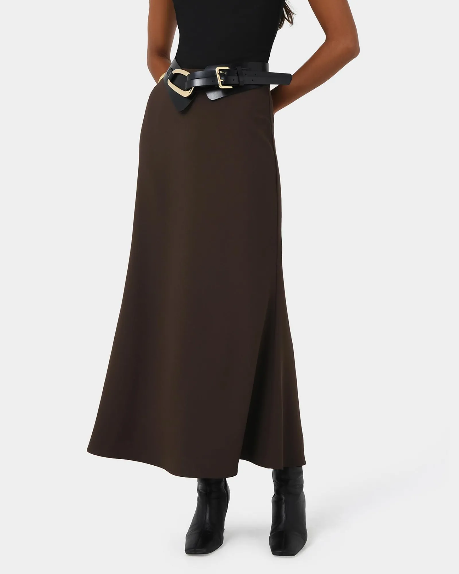Forcast Caris Flared Maxi Skirt* Midi & Maxi Skirts|Work Skirts