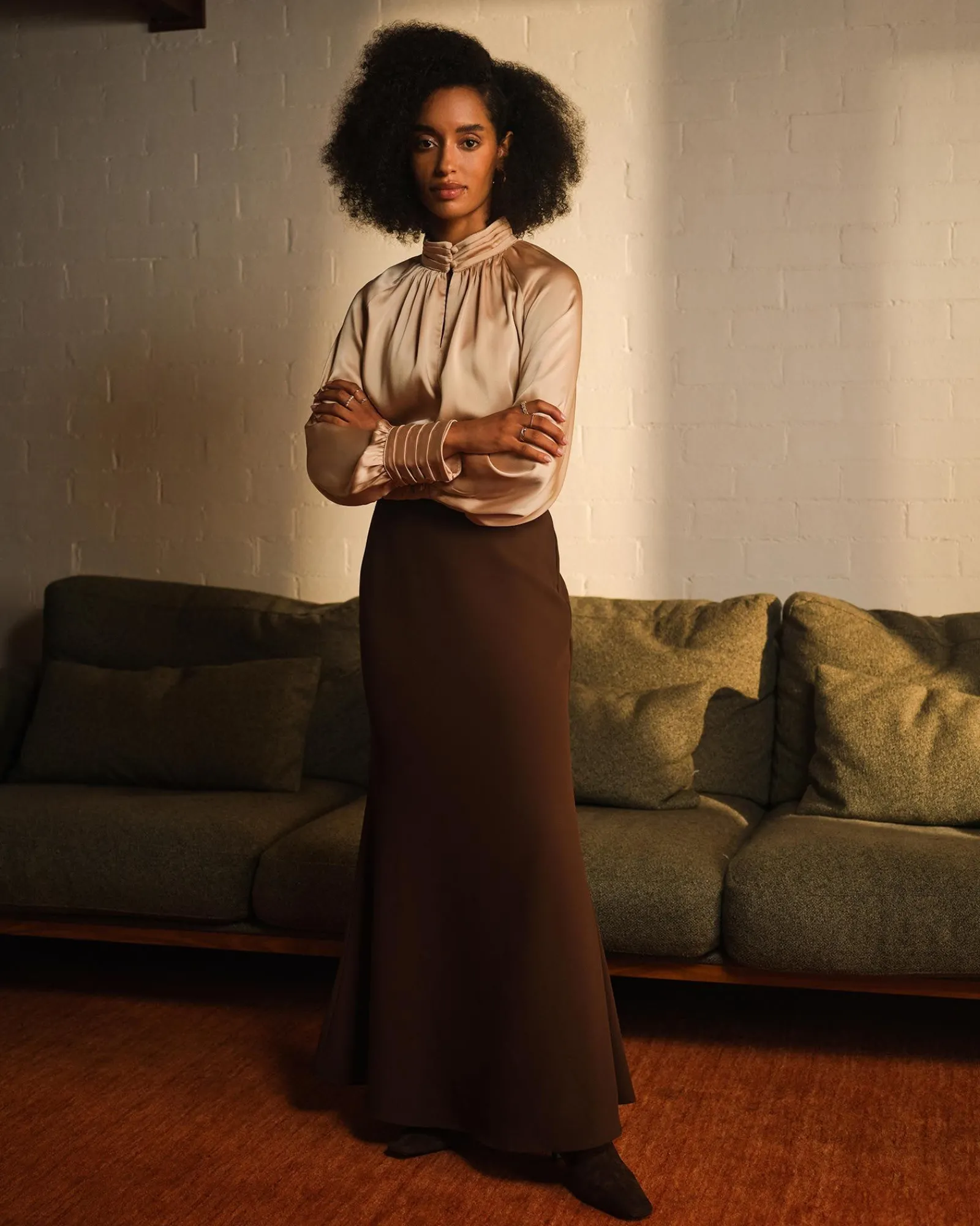 Forcast Caris Flared Maxi Skirt* Midi & Maxi Skirts|Work Skirts