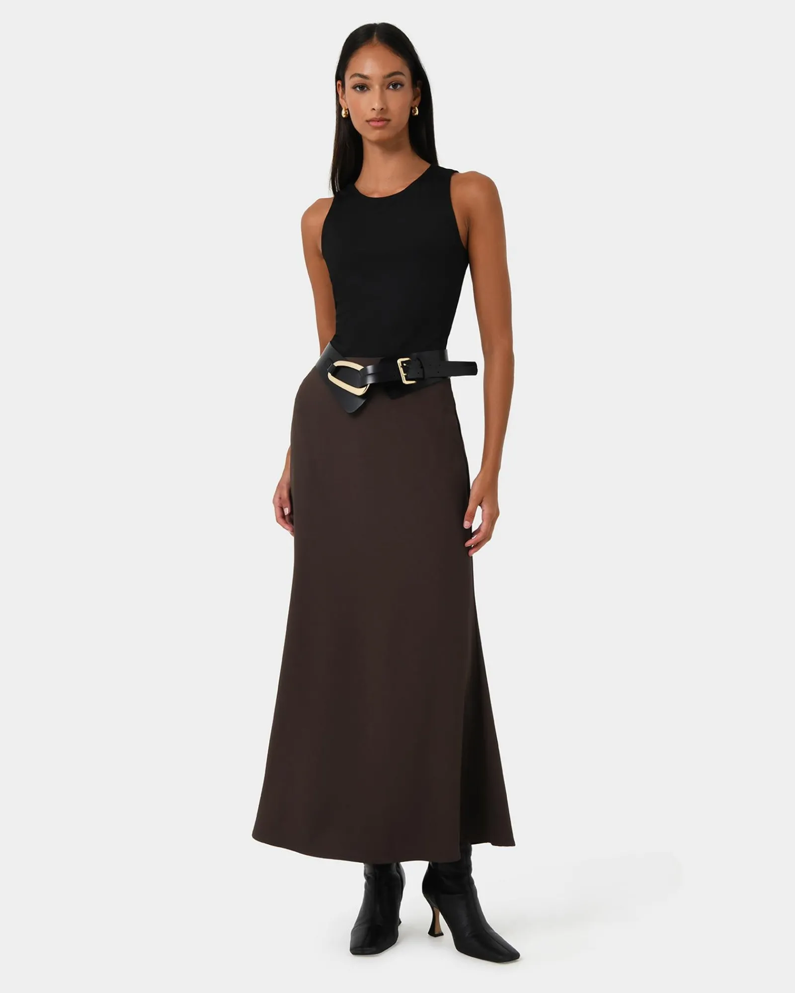 Forcast Caris Flared Maxi Skirt* Midi & Maxi Skirts|Work Skirts