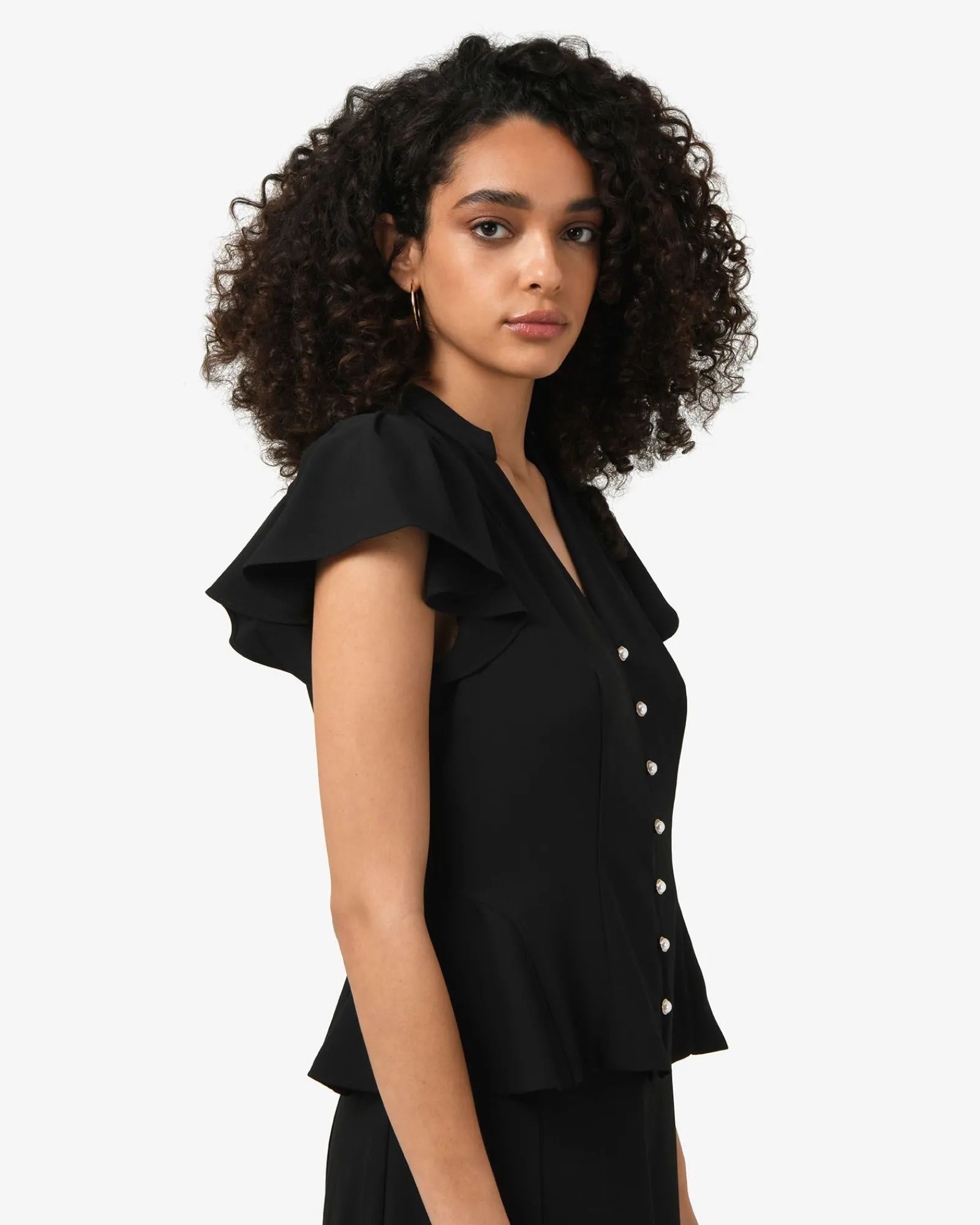 Forcast Carissa Gathered Sleeve Top* T-Shirts & Tops|Work Tops