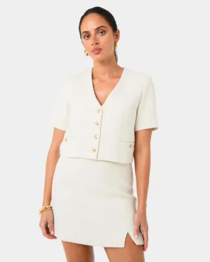 Forcast Carmen Tweed A-line Skirt* Mini Skirts|Work Skirts