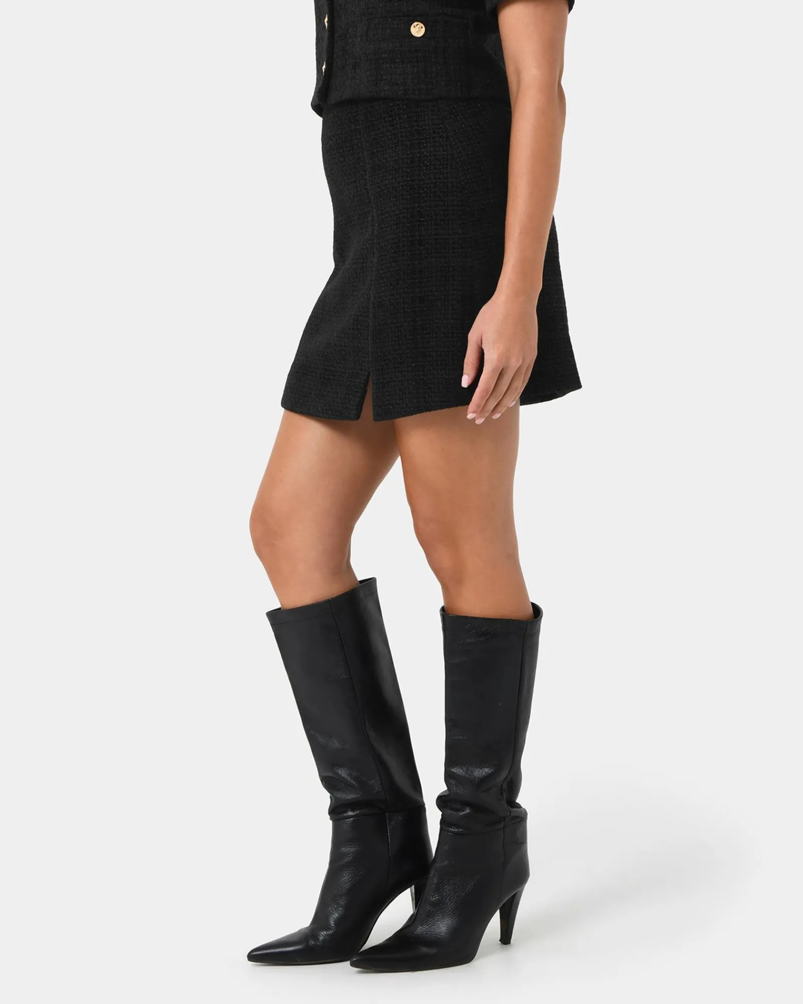 Forcast Carmen Tweed A-line Skirt* Mini Skirts|Work Skirts