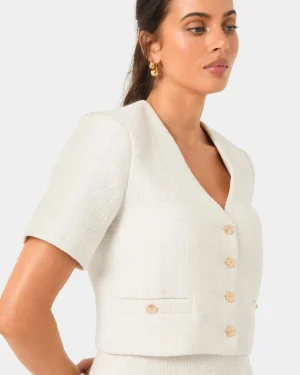 Forcast Carmen Tweed Crop Jacket* Jackets & Blazers|Matching Sets