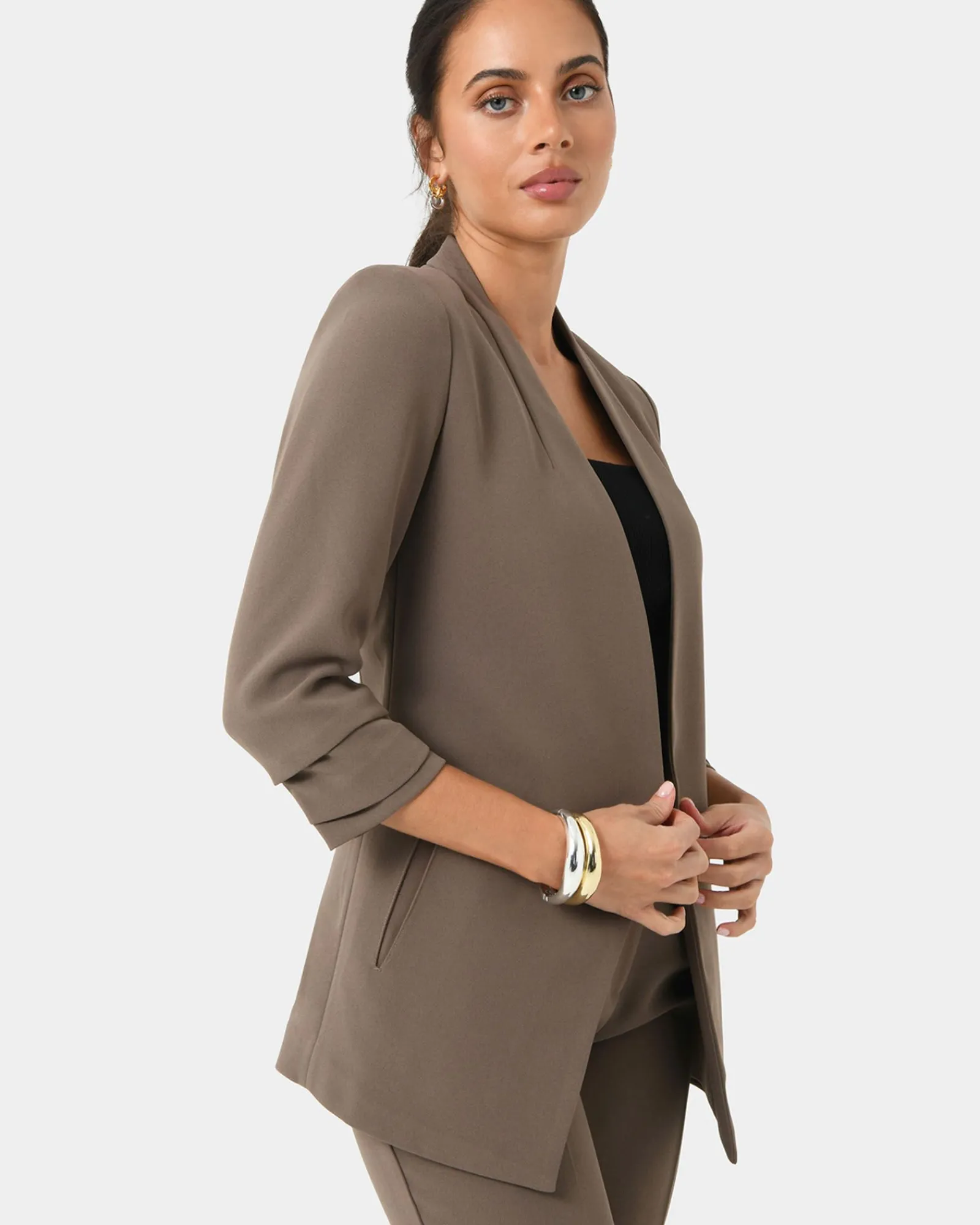 Forcast Carter 2 Collarless Blazer* Jackets & Blazers|Matching Sets