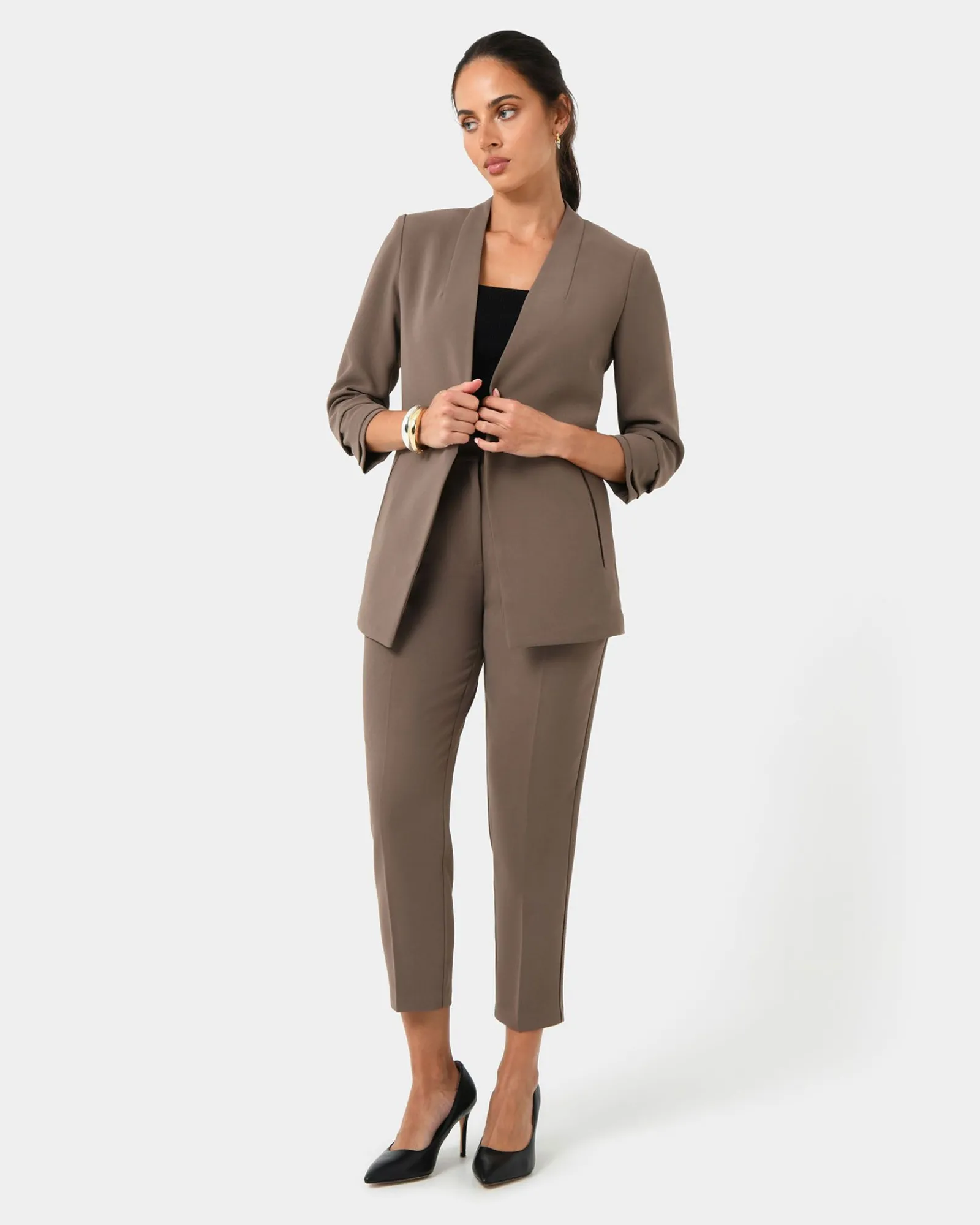 Forcast Carter 2 Collarless Blazer* Jackets & Blazers|Matching Sets