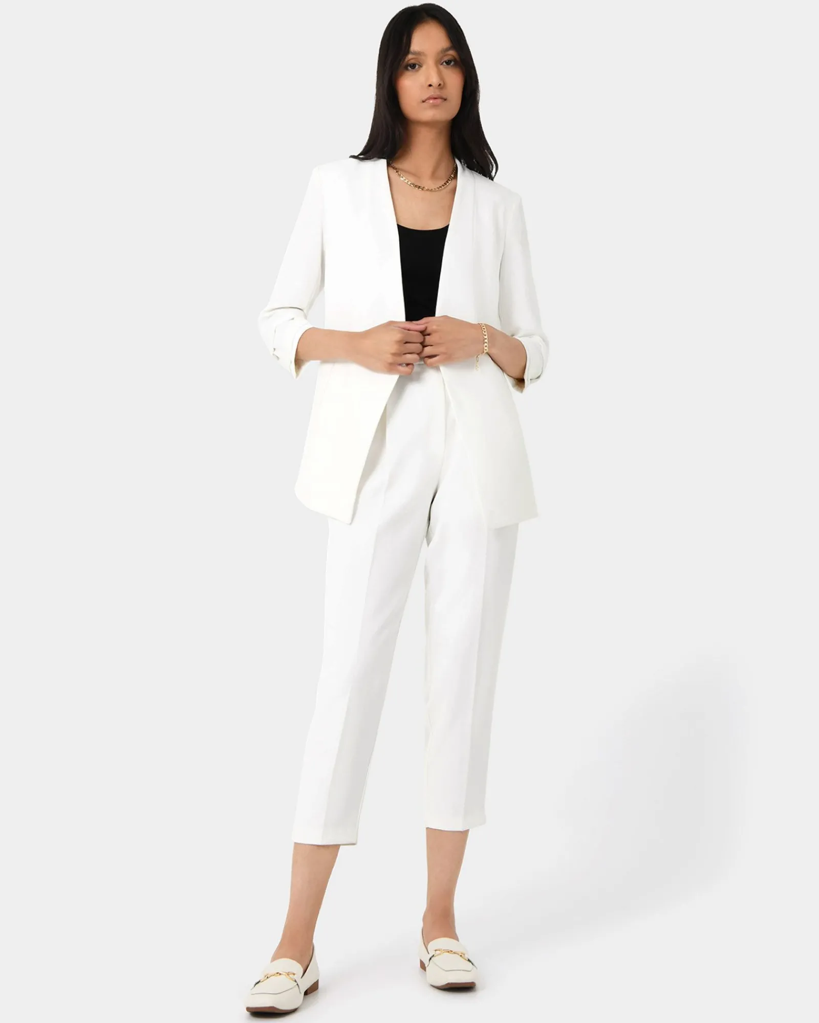 Forcast Carter 2 Collarless Blazer* Jackets & Blazers|Matching Sets