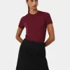 Forcast Catherine Short Sleeve Knit* T-Shirts & Tops|Work Tops