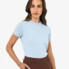 Forcast Catherine Short Sleeve Knit* T-Shirts & Tops|Work Tops