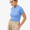 Forcast Catherine Short Sleeve Knit* T-Shirts & Tops|Work Tops
