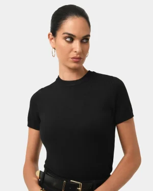 Forcast Catherine Short Sleeve Knit* T-Shirts & Tops|Work Tops