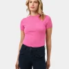 Forcast Catherine Short Sleeve Knit* T-Shirts & Tops|Work Tops