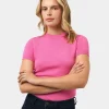 Forcast Catherine Short Sleeve Knit* T-Shirts & Tops|Work Tops