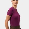Forcast Catherine Short Sleeve Knit* T-Shirts & Tops|Work Tops