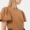 Forcast Cayla Gathered Sleeve Tee* T-Shirts & Tops|Work Tops