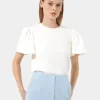 Forcast Cayla Gathered Sleeve Tee* T-Shirts & Tops|Work Tops