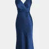 Forcast Cherish Tie-waist Midi Dress* Midi Dresses|Midi Dresses