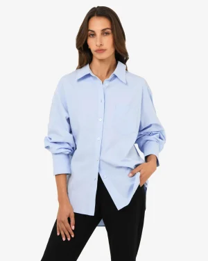 Forcast Chicago Oversized Cotton Shirt* Long Sleeve Tops|Shirts & Blouses