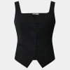 Forcast Chloe Square Neck Vest* T-Shirts & Tops|Work Tops