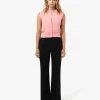 Forcast Collins Collar Knit Top* T-Shirts & Tops|Work Tops
